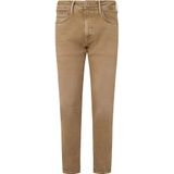 Pepe Jeans - PM211667YB2 - Tapered Broek - Beige - Casual - Katoen