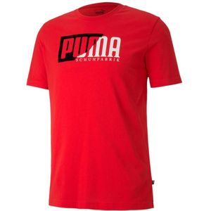 Puma Flock Graphic Short Sleeve T-shirt Rood S Man