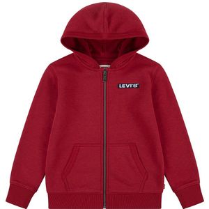 Levi´s ® Kids Boxtab Full Zip Sweatshirt Rood 5 Years Jongen