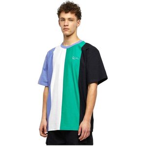 Karl Kani Chest Signature Os Striped Short Sleeve T-shirt Veelkleurig M Man