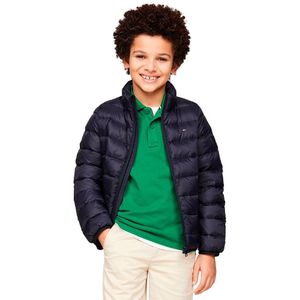 Tommy Hilfiger - U Essential Light Down Jas - Lichtgewicht - Gerecycled Nylon - Gewatteerd - Hoge Kraag