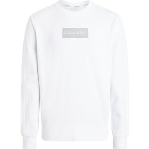 Calvin Klein Raised Rubber Logo Sweatshirt Wit XL Man