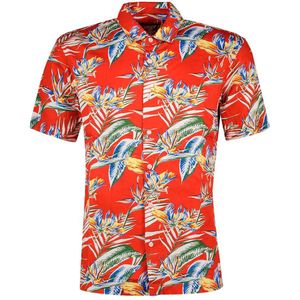 Superdry Vintage Hawaiian Short Sleeve Shirt Rood S Man