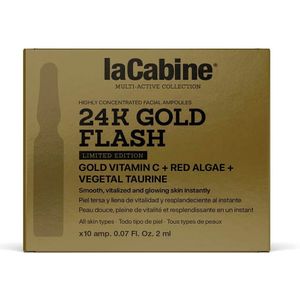 Lacabine 24k Gold Flash Limited Edition 20ml Gezichtsbehandeling 10 Eenheden