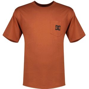 Dc Shoes Star Pocket Short Sleeve T-shirt Oranje L Man