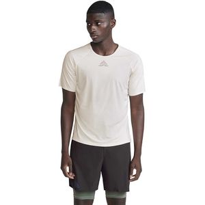 Craft Pro Trail Short Sleeve T-shirt Beige L Man