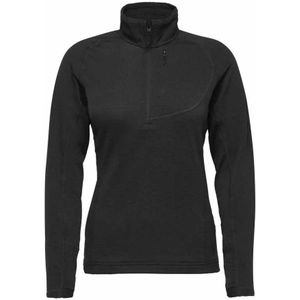 Black Diamond Coefficient LT - Fleece - Zwart - Dames - 1/4 Rits