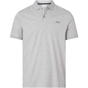 Calvin Klein Smooth Cotton Slim Korte Mouw Poloshirt