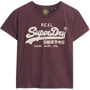 Superdry Embroidered Vl Fitted T-shirt Met Korte Mouwen