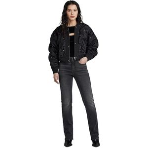 G-star Cropped Party Bomber Jacket Grijs L Vrouw
