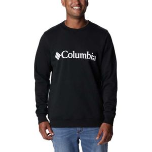 Columbia Logo Crew Sweatshirt Zwart S Man