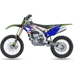 Ufo Patriot Kawasaki Kxf 250 21-22 Plastic Set