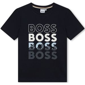 Boss J50775 Short Sleeve T-shirt Blauw 5 Years
