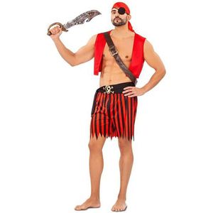Viving Costumes Pirate Custom Rood XL
