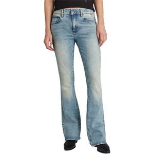 G-star 3301 Skinny Flare Fit Jeans Blauw 27 / 32 Vrouw