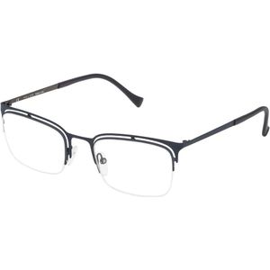 Police - VPL264520C07 - Spectacle Frame - Blauw - Metaal, Ø 52 mm, Inclusief Merk Case