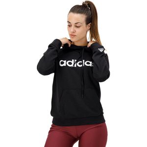Adidas Essentials Logo Hoodie Zwart M Vrouw