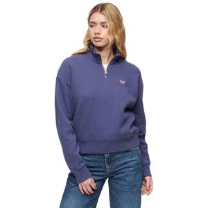 Superdry Essential Half Zip Sweatshirt Paars XL Vrouw