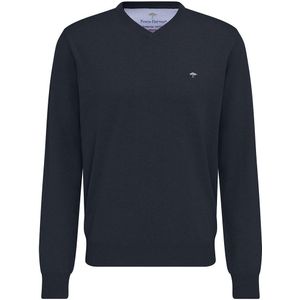 Fynch Hatton Sfpk211 V Neck Sweater Zwart XL Man