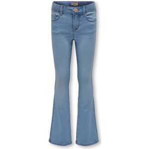 Only Royal Life Regular Flared Fit Jeans Blauw 6 Years Meisje