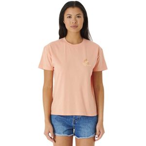 Rip Curl The Tropics Relaxed Short Sleeve T-shirt Oranje L Vrouw