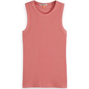 Scotch & Soda Racer Sleeveless T-shirt Roze XL Vrouw
