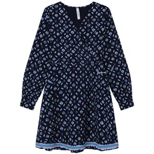 Pepe Jeansvoor meisjes. PG951595 Sabine jurk marine (14años= 164cm), Casual, Viscose, Lange mouwen, Marineblauw, kinderkleding