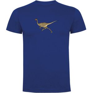 Kruskis Dino Run Short Sleeve T-shirt Blauw S Man