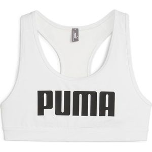 Puma 4 Keeps Sports Bra Wit XS Vrouw