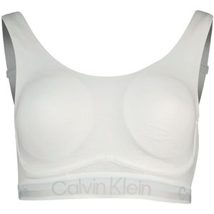 Calvin Klein Underwear Unlined Cotton Bralette Wit S Vrouw