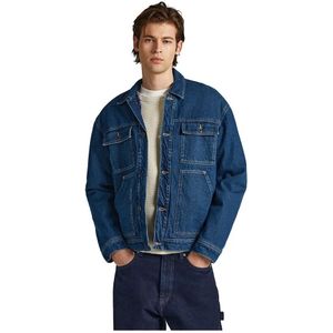 Pepe Jeans - PM402816 - Jong Reclaim-jasje - Blauw - Casual - Katoen - Denim - Lange Mouwen