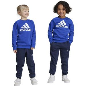 adidas - Essentials Big Logo - Joggingpak - Donkerblauw/Wit - Fleece