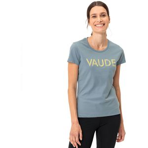 Vaude Graphic Short Sleeve T-shirt Blauw 34 Vrouw