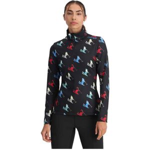 Spyder - Vivid - Sweatshirt - Zwart - Met Halve Rits