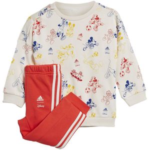 Adidas X Disney Mickey Mouse Jogger Set Rood,Wit 24 Months-3 Years