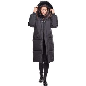 Urban Classics Oversize Puffer Coat Zwart 2XL Vrouw
