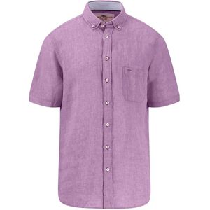 Fynch Hatton 15046001 Premium Linen Overhemd Met Korte Mouwen