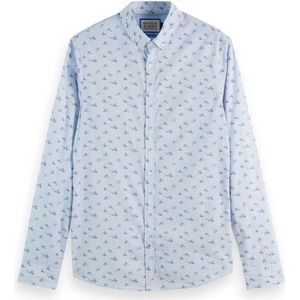 Scotch & Soda - Allover Print - Overhemd - Naval Flag AOP - Lange Mouwen