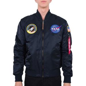 Alpha Industries - MA 1 - Jassen - Zwart - Flight Nylon