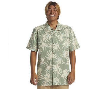 Quiksilver Beach Club Casu Short Sleeve Shirt Groen S Man