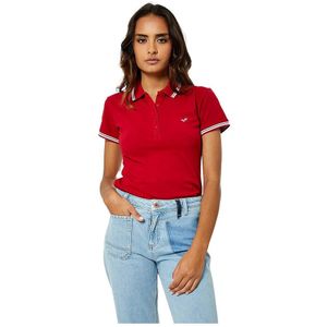 Kaporal Jule Short Sleeve Polo Rood M Vrouw