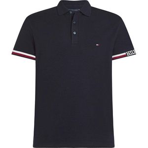 Tommy Hilfiger Monotype Short Sleeve Polo Blauw M Man