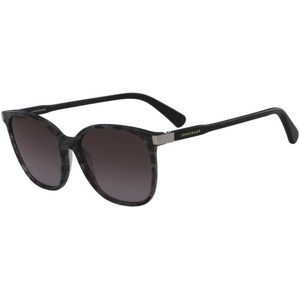 Longchamp 612s Sunglasses Zwart Black/CAT2 Man