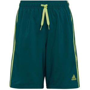 Adidas 3 Stripes Woven Shorts Groen 5-6 Years