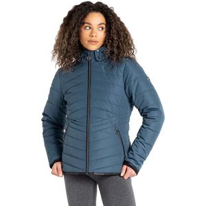 Dare2b - Striking Everyday - Damesjack - Waterdicht - Lichtgewicht - Met Imitatiebont Gevoerde Kraag