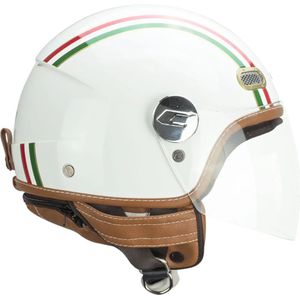 Cgm - 191i Pix It - Open Helm - Wit - Thermoplastisch - Vintage Details