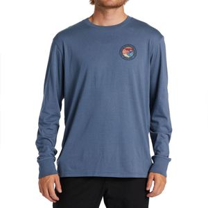 Billabong Rockies Long Sleeve T-shirt Blauw S Man