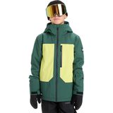 Quiksilver - Ambition 20k - Jas - Groen - Technische Sneeuwjas voor Jongens 8-16