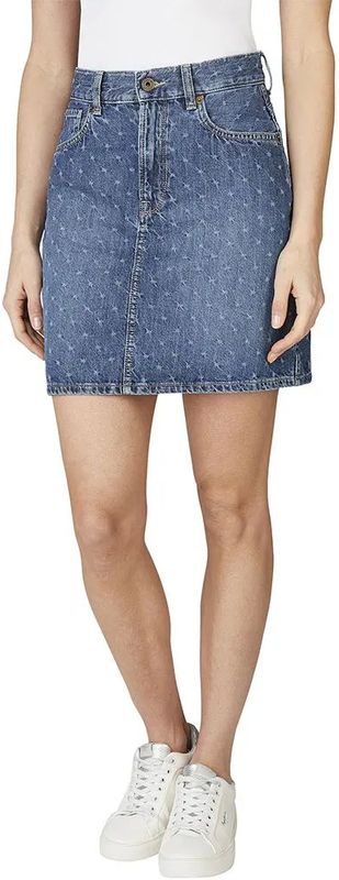 Pepe Jeans - Mini Hoge Taille Denim Rok