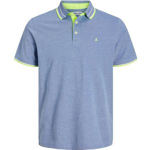 Jack & Jones Essential Paulos Plus Size Short Sleeve Polo Blauw 6XL / Regular Man